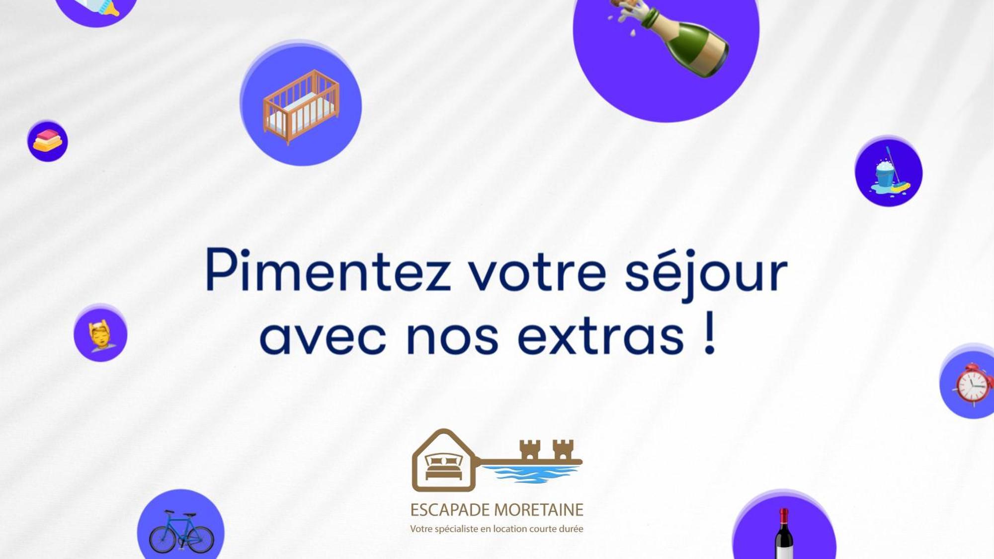 Grand T2 Renove - Bord Du Canal - Commerces A Pied Moret-sur-Loing Exterior photo